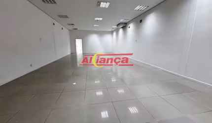 Salão Comercial para alugar 185m² com 2 banheiros, cozinha - Centro - Guarulhos por R$: 14.000,00