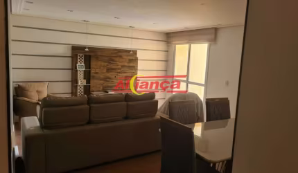 Apartamento com 3 quartos para alugar,  76m² - Jardim Nova Taboão - Guarulhos/SP -  Por R$2.750,00