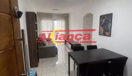 Apartamento semi mobiliado para Alugar, 2 quartos 1 vaga, 50 m², Centro - Guarulhos R$ 2.500