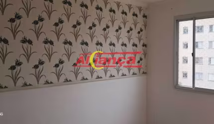 APARTAMENTO PARA ALUGAR COM 02 QUARTOS, 01 VAGA, 47M², COCAIA - GUARULHOS/SP POR R$ 1.700,00