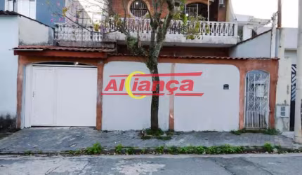 Sobrado para alugar, 3 quartos, sendo 1 suíte e 4 vagas, 189m², Cocaia- Guarulhos por R$3.777,00