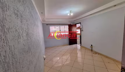 Sobrado com 3 quartos e 2 vagas para alugar, 124m² - Jardim Almeida Prado- Guarulhos /SP -R$2.556,00