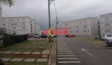 APARTAMENTO COM 02 QUARTOS, 01 VAGA, 42M², VILA ALZIRA - GUARULHOS/SP POR R$ 1.300,00