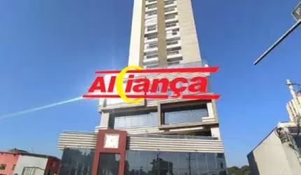 STUDIO MOBILIADO E 2 VAGAS DE GARAGEM PARA LOCAÇÃO, 36m² - CENTRO - GUARULHOS/SP R$ 3.000,00