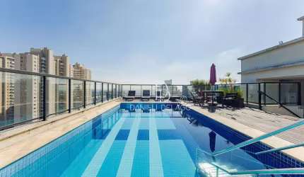 Studio com 1 dormitório, 42 m² - venda por R$ 410.000,00 ou aluguel por R$ 3.149,00/mês - Portão - Curitiba/PR