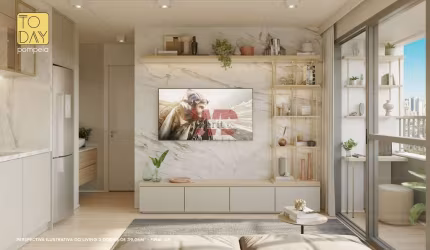 Apartamento de 38m² na Pompeia, São Paulo