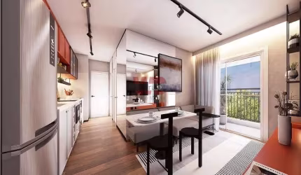 Studio na Vila Pompéia com 1 quarto, 35m² 