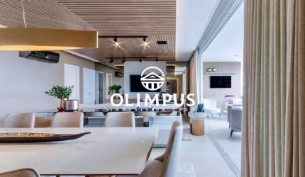 Apartamento maravilhoso todo mobiliado com 197,8m² disponível para venda com 3 suítes - Uberlândia-MG