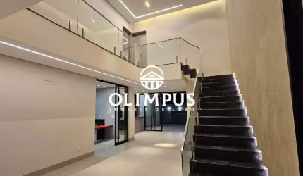 Bela casa estilo sobrado disponível para venda no condomínio Splendido na cidade de Uberlândia-MG