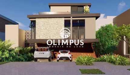 Projeto maravilhoso com uma linda casa para finalizar, a venda no Condominio Terras Alpha