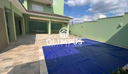 Cód.3366 - Belíssima casa de luxo, estilo sobrado, no condomínio Roma disponível para alugar.