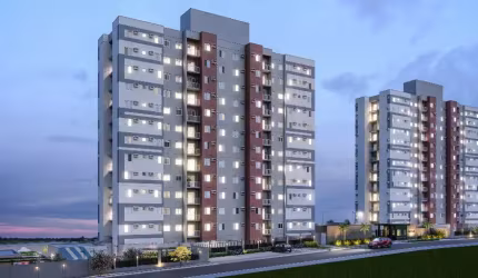 Lançamento de Lindos Apartamentos com 2 dormitórios com opções com suite entregues prontos para morar