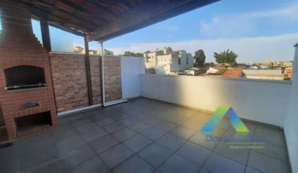 SANTO ANDRÉ COBERTURA SEM CONDOMINIO 98M², 2 dormitórios, espaço gourmet, 1vaga, ótima localização e valor !!!!
