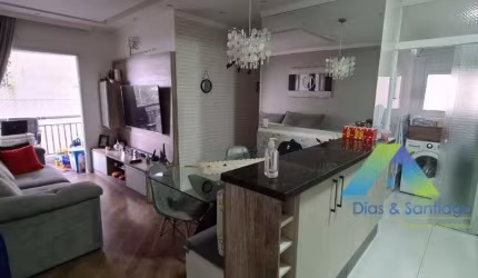 Lindo Apartamento 52 metros, 2 dormitórios, sala 2 ambientes, 1 vaga lazer completo com excelente localização e valor !!!
