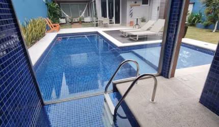 Sobrado Diferenciado com piscina, sauna, mobilia