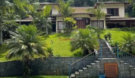 Casa em condomínio fechado com 4 quartos à venda na Rua Embaixador Altamir de Moura, 561, Carlos Guinle, Teresópolis, 427 m2 por R$ 4.500.000