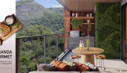 Apartamento com 3 quartos à venda na Rua Coronel Antônio Santiago, 144, Agriões, Teresópolis, 105 m2 por R$ 841.000