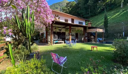 Casa em condomínio fechado com 3 quartos à venda na Estrada Arakem, 1000, Granja Guarani, Teresópolis, 203 m2 por R$ 1.290.000