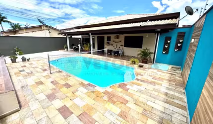 Casa com 3 Dormitórios, Jardim das Gaivotas  Caraguatatuba SP