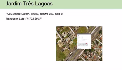 TERRENO JD TRES LAGOAS