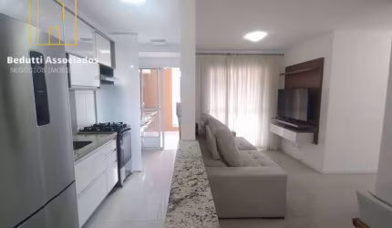 Cond. Ed. Terraço D&amp;apos;Arte - Apto 3 dorm/1ste, 69,11 m² 2 vagas - MOBILIADO!