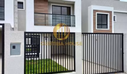 Sobrado moderno de 3 quartos e 1 suíte no Bairro Pinheirinho R$619.990,00