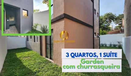 Apartamento Garden com 3 quartos e 2 vagas de Garagem R. Mem Sá Atuba