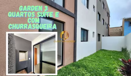 Apartamento  Garden 3 quartos sendo 1 suíte no Residencial Sintra Colombo. Rua Mem de Sá, 236. Divisa com Curitiba