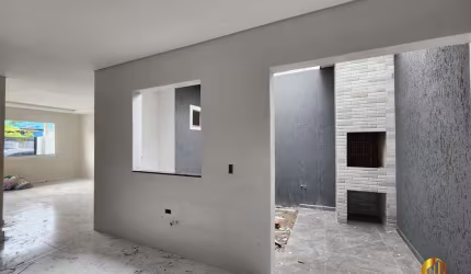 Sobrado novo 3 quartos com churrasqueira 95 m² Cidade Industrial Curitiba