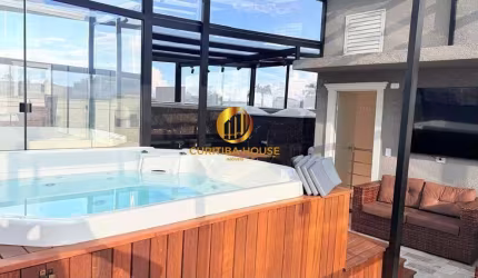 Sobrado 3 quartos suite alto padrão com cobertura gourmet, jacuzzi e piscina no Pinheirinho