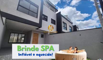 Sobrado 3 quartos sendo 1 suíte alto padrão triplex Fontana di Trevi  Rua Cuiabá 1509 Cajuru