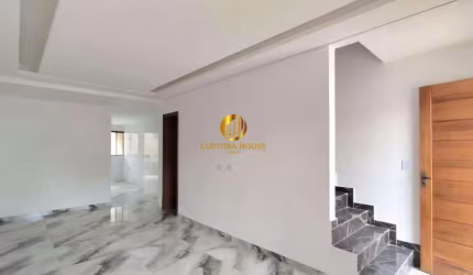 Sobrado 4 quartos sendo 1 suíte (1 quarto no piso inferior) amplo terreno nos fundos no Pinheirinho divisa com Sítio Cercado