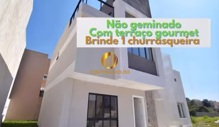 Sobrado não geminado 3 quartos, 1 suíte e terraço gourmet condomínio
