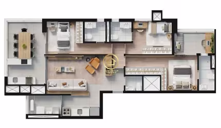 Apartamento com 3 quartos à venda na Praça Cláudio Galeno, 183, Alto da Lapa, São Paulo por R$ 1.549.000