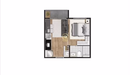 Apartamento com 2 quartos à venda na Rua Doutor Sérgio Meira, 280, Barra Funda, São Paulo por R$ 219.000