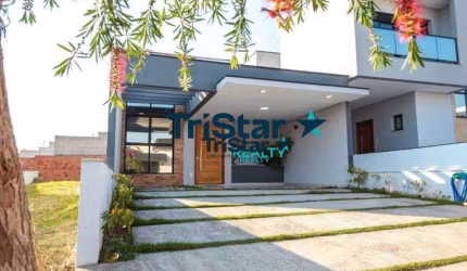 RESIDENCIAL JARDIM TOSCANA - IMÓVEL NOVO CASA TÉRREA TODA PLANEJADA E COM AR CONDICIONADO -  Área Total 202m² Área Construída 121,30m²