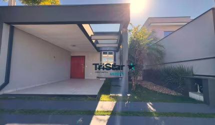 TRISTAR REALTY - CA0488 - CASA TERREA CONDOMINIO CLUBE - AT 150m² - AC 100m² - CONDOMINIO MONTREAL RESIDENCE - INDAIATUBA - SP