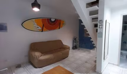 Praia de Boracéia - Excelente Duplex 2 dormitórios com espaço gourmet