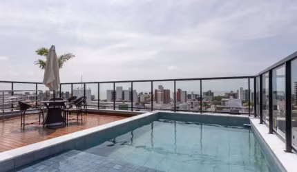 Oportunidade!!!Flat mobiliado e equipado à venda com 16m2   ,1 vaga no bairro do Bessa - R$ 299.000