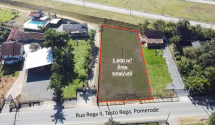 Terreno à venda no Testo Rega, Pomerode  por R$ 540.000