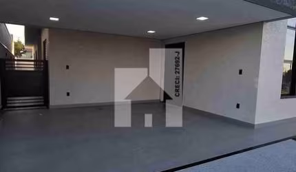 Casa Térrea com 3 suítes a venda, 165m² com área gourmet - Condomínio Gran Ville São Venâncio, Itup