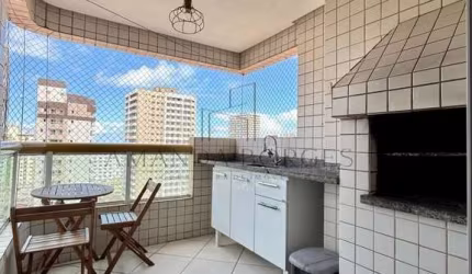 Apartamento para Venda em Praia Grande, Aviação, 1 dormitório, 1 suíte, 2 banheiros, 1 vaga