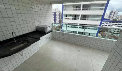 Apartamento para Venda em Praia Grande, Aviação, 2 dormitórios, 1 suíte, 2 banheiros, 1 vaga