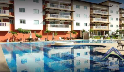 Apartamento à venda, 76 m² por R$ 596.000,00 - Porto das Dunas - Aquiraz/CE