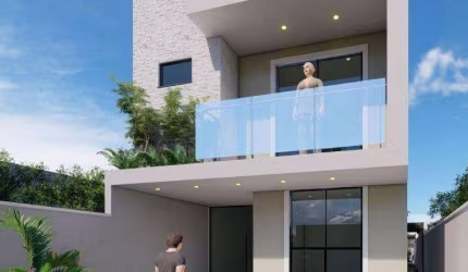 Casa com 4 dormitórios à venda, 185 m² por R$ 1.270.000,00 - Engenheiro Luciano Cavalcante - Fortaleza/CE