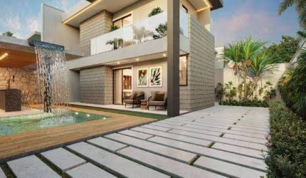 Casa com 4 dormitórios à venda, 152 m² por R$ 820.000,00 - Jardim das Oliveiras - Fortaleza/CE