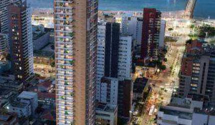 Apartamento com 1 dormitório à venda, 60 m² por R$ 894.700,26 - Meireles - Fortaleza/CE