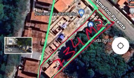 Terreno à venda, 734 m² por R$ 1.000.000,00 - Cambeba - Fortaleza/CE