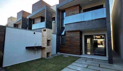 Casa com 3 dormitórios à venda, 111 m² por R$ 479.900 - Encantada - Eusébio/CE