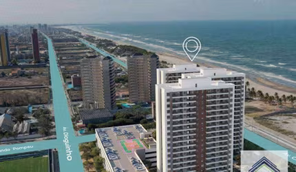 Apartamento com 2 dormitórios à venda, 65 m² por R$ 471.000,00 - Praia do Futuro II - Fortaleza/CE